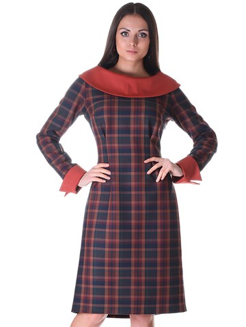Платье fursey, цвет коричнево-синий Product efd020c3 86e9 11e6 8c68 408d5c780b56