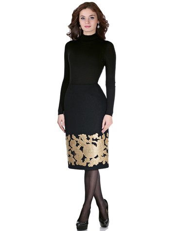 Юбка skinny, цвет черно-золотой Product f4cb3942 934f 11e5 8bfc 6cf049b91f32