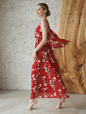 Платье lyiza, цвет красный