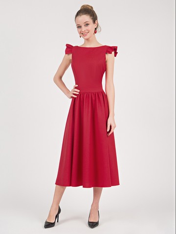 Платье dominika, цвет красный