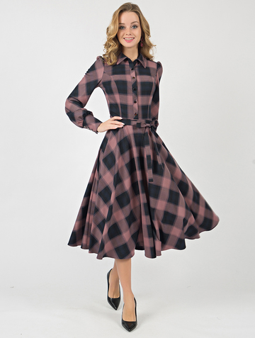 Платье stefania, цвет лилово-черный Product fcd35b0c d845 11e8 b9cf 408d5c780b56